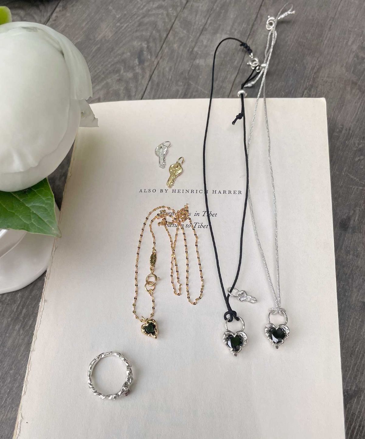 펄시(PERSY) MESSAGE LOCK NECKLACE