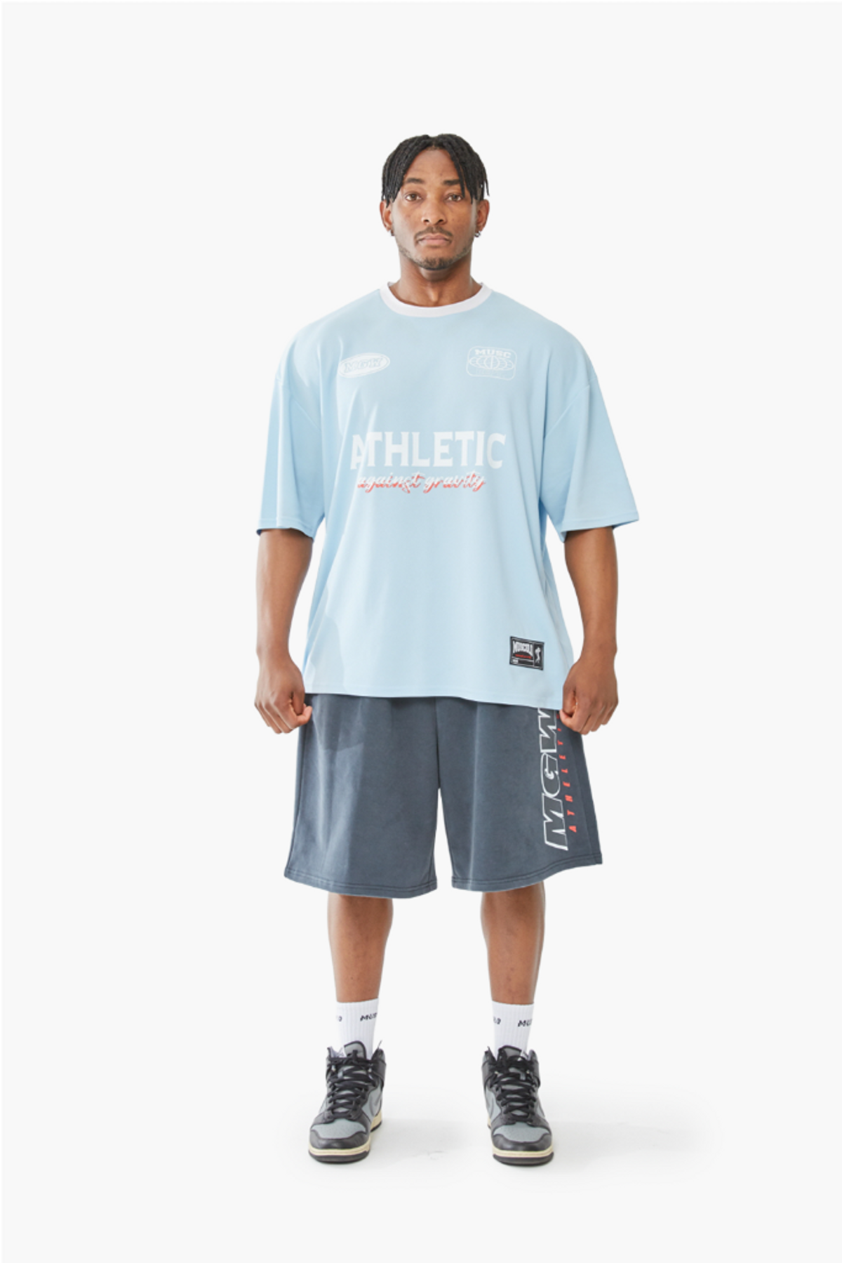 머스콜로(MUSCOLO) ATHLETIC PERFORMANCE SHORT SLEEVE SKY