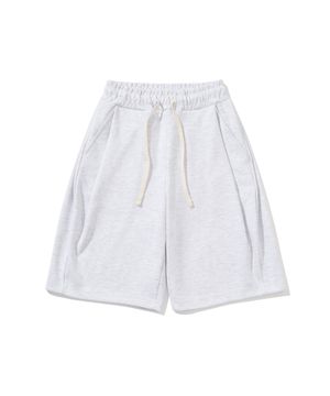 버뮤다 트레이닝 하프 팬츠 MELANGE WHITE