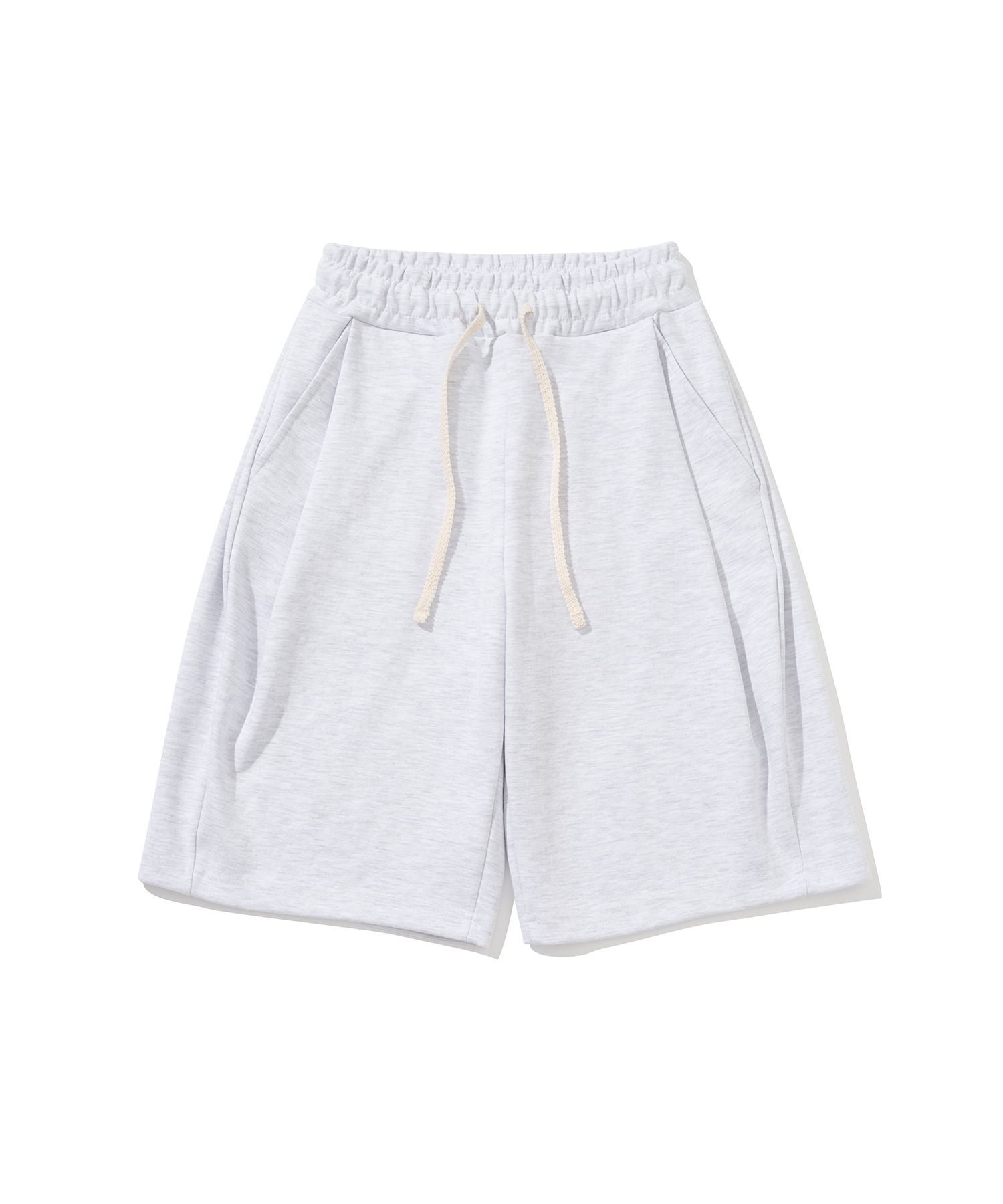 ハーフ・ショートパンツ Men's Basic Bermuda Pants White Melange MUSINSA | KNITTED Bermuda Training Half Pants MELANGE WHITE