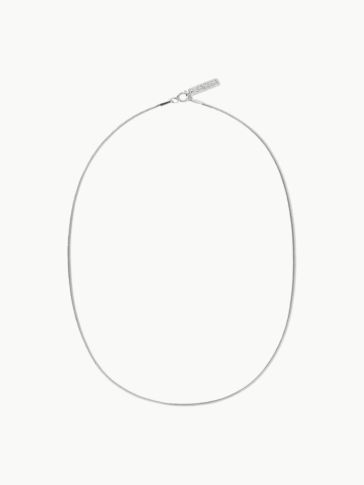 세이지가(SAGEGA) Flat Snake Chain Necklace