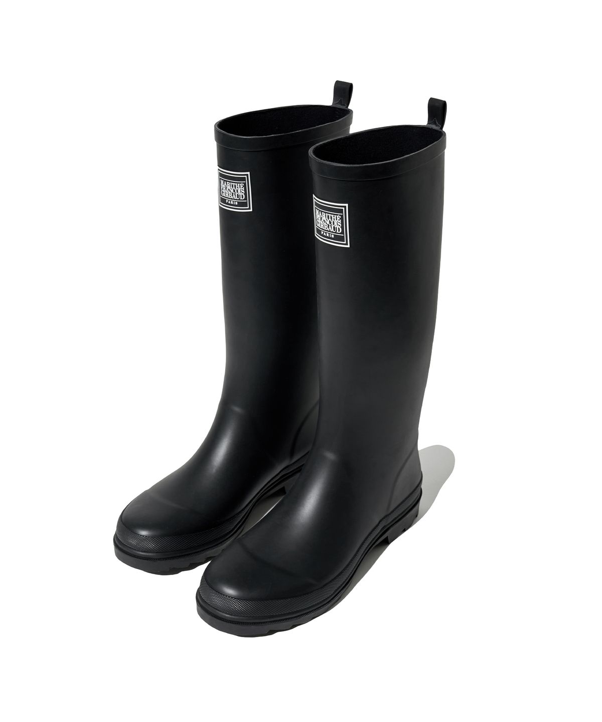 마리떼 프랑소와 저버(MARITHÉ + FRANҪOIS GIRBAUD) CLASSIC LOGO RAIN BOOTS LONG black