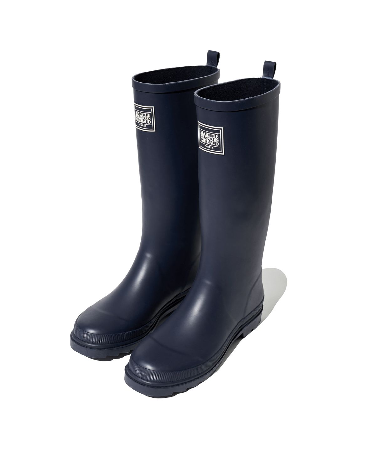 마리떼 프랑소와 저버(MARITHÉ + FRANҪOIS GIRBAUD) CLASSIC LOGO RAIN BOOTS LONG navy