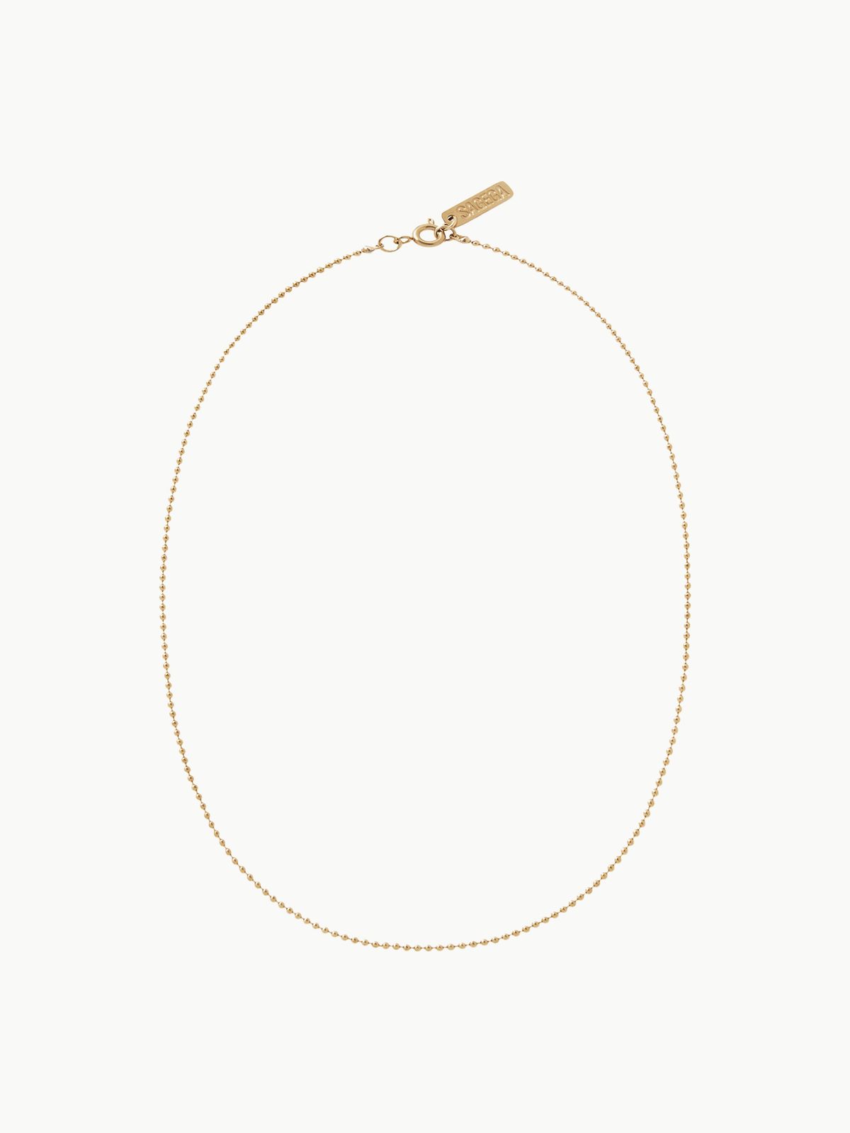 세이지가(SAGEGA) Ball Chain Necklace XS (Gold)