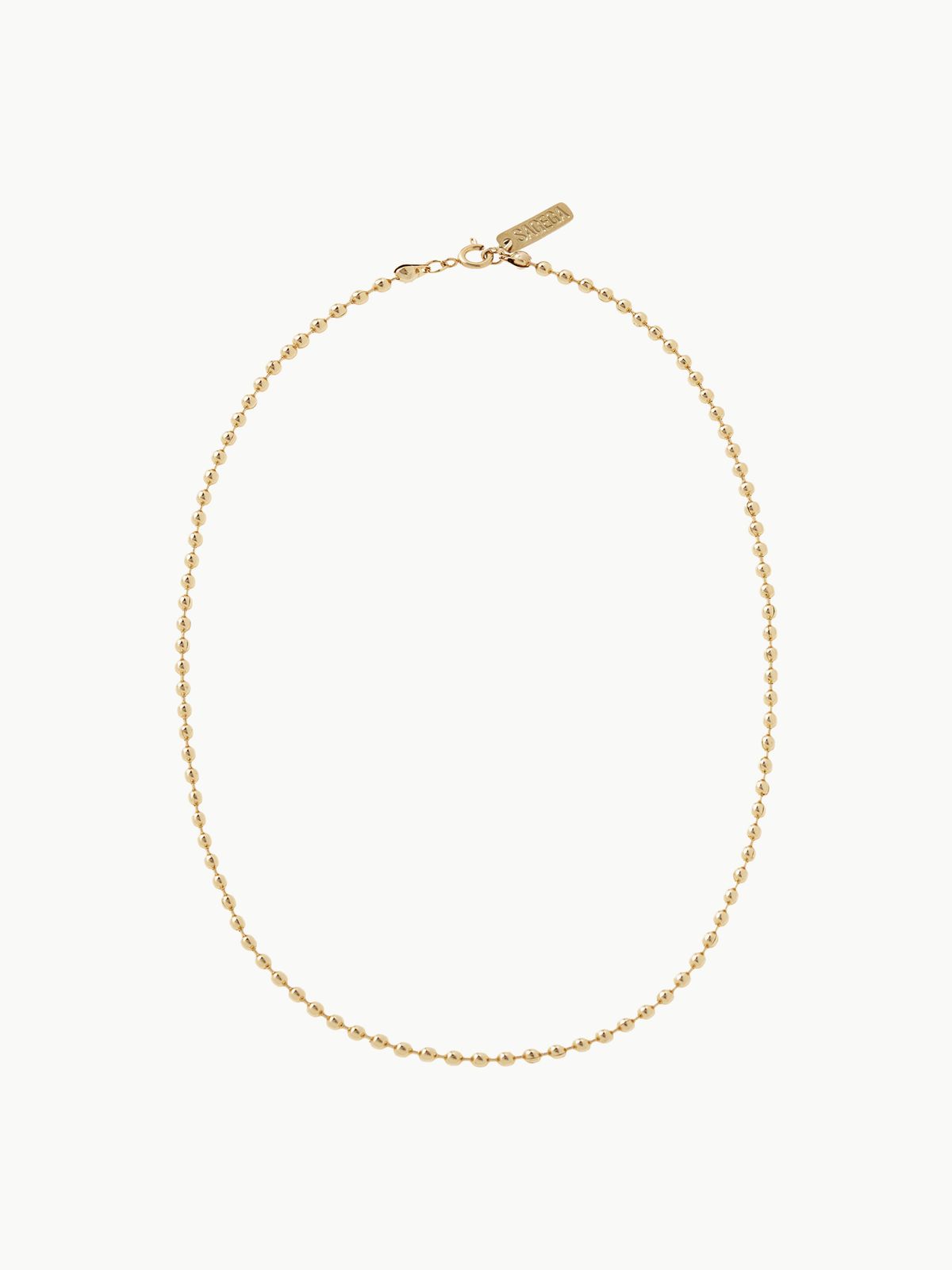 세이지가(SAGEGA) Ball Chain Necklace S (Gold)