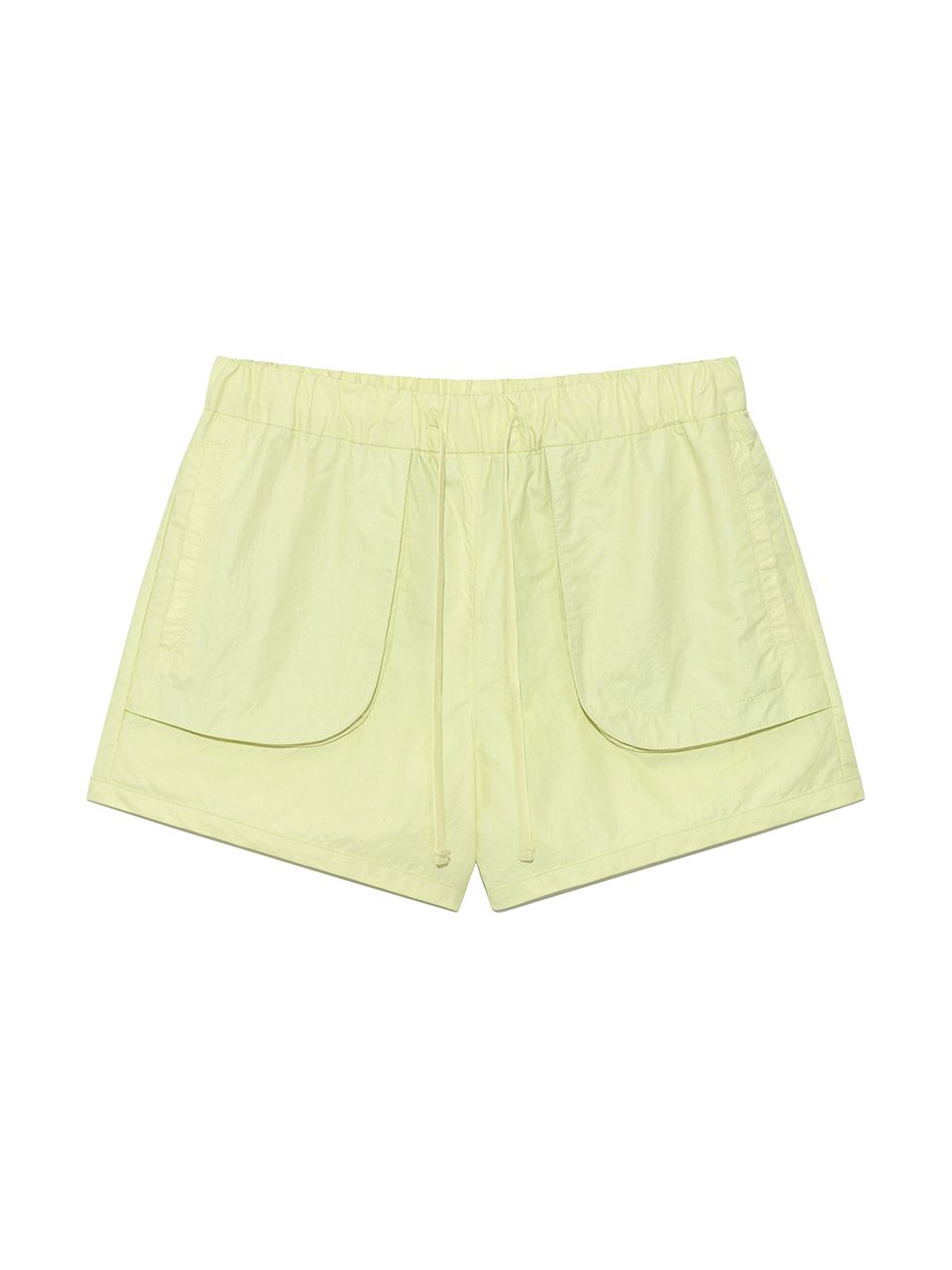 MATIN KIM ■ OUT POCKET NYLON BANDING SHORTS MUSINSA | MATIN KIM OUT POCKET NYLON BANDING SHORTS IN LIME
