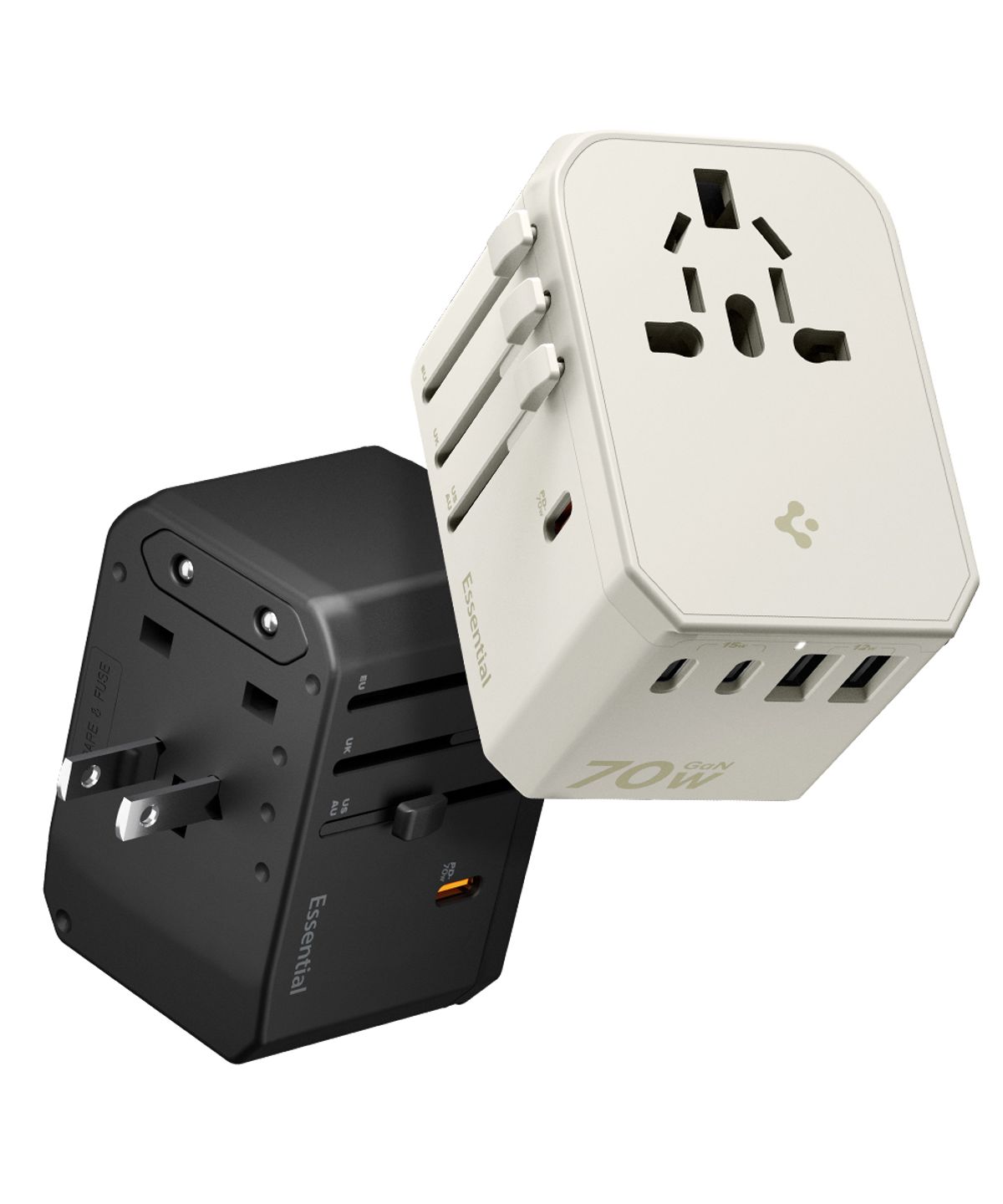 슈피겐(SPIGEN) 70W USB PD PPS 5포트 GaN 초고속 여행용 멀티 어댑터