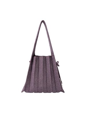 Lucky Pleats Knit S Starry Plum Jam