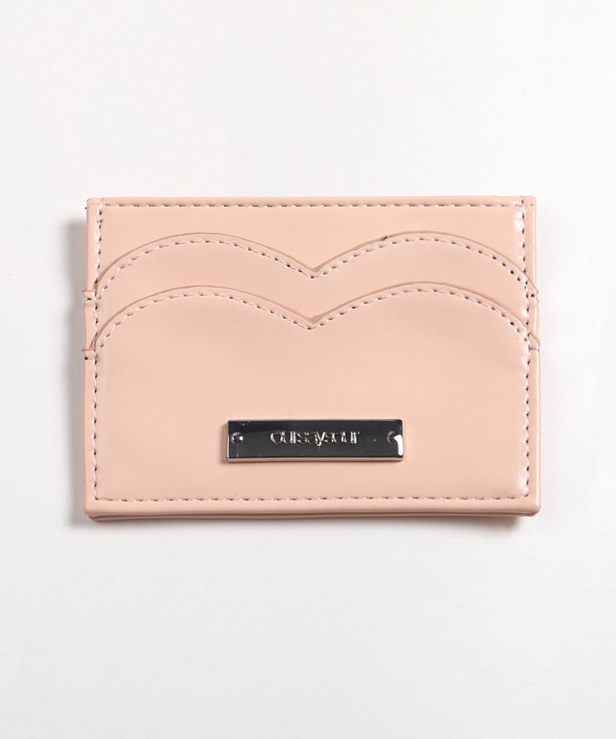 아워세이아워(OURSAYSOUR) FLOWER LOGO SLIM CARD WALLET IN PINK
