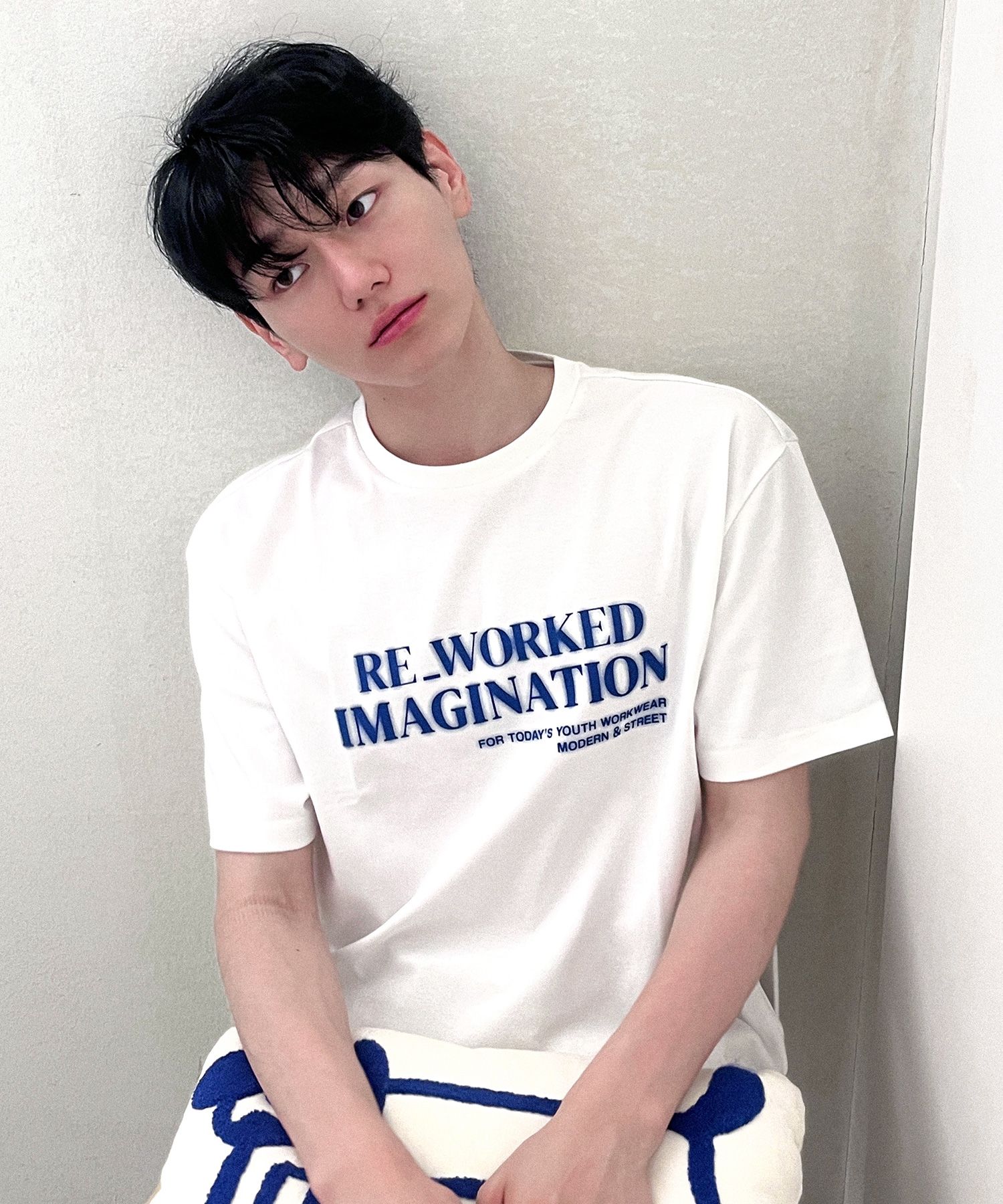 【MINDBRIDGE】スフィマ_バックポイント セミ オーバー Tシャツ MUSINSA公式 | MINDBRIDGE [Collins] Supima_Backpoint Semi