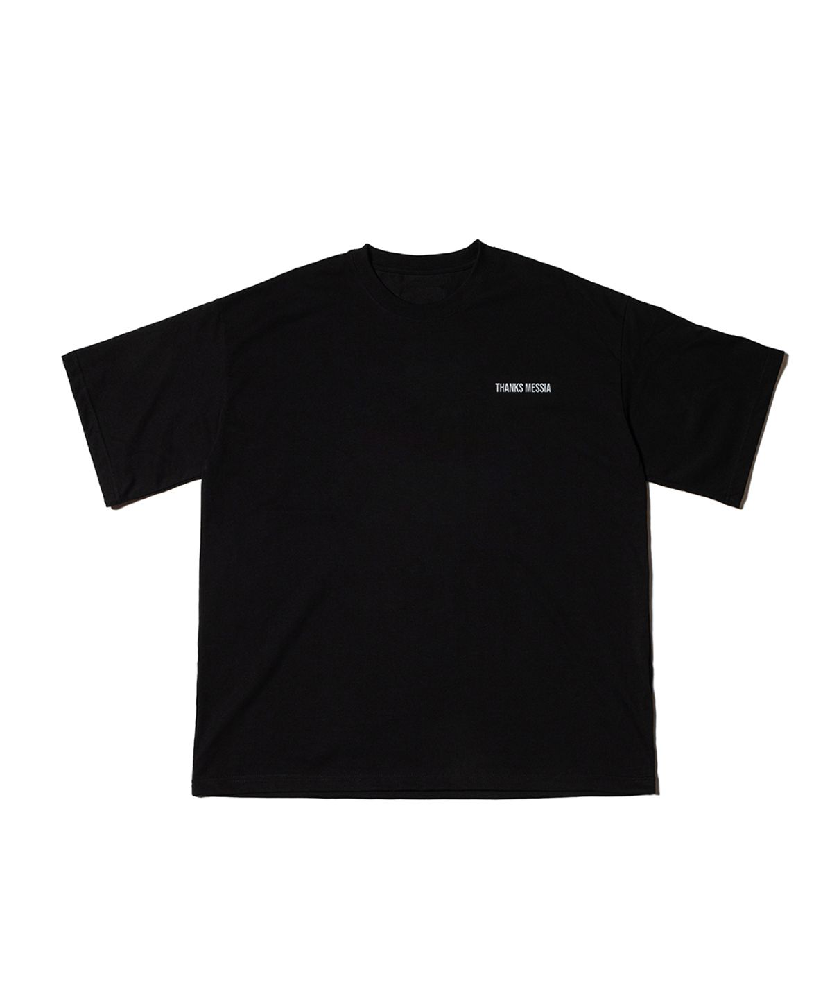 땡스메시아(THANKS MESSIA) ORIGINAL LOGO TSHIRT-BLACK