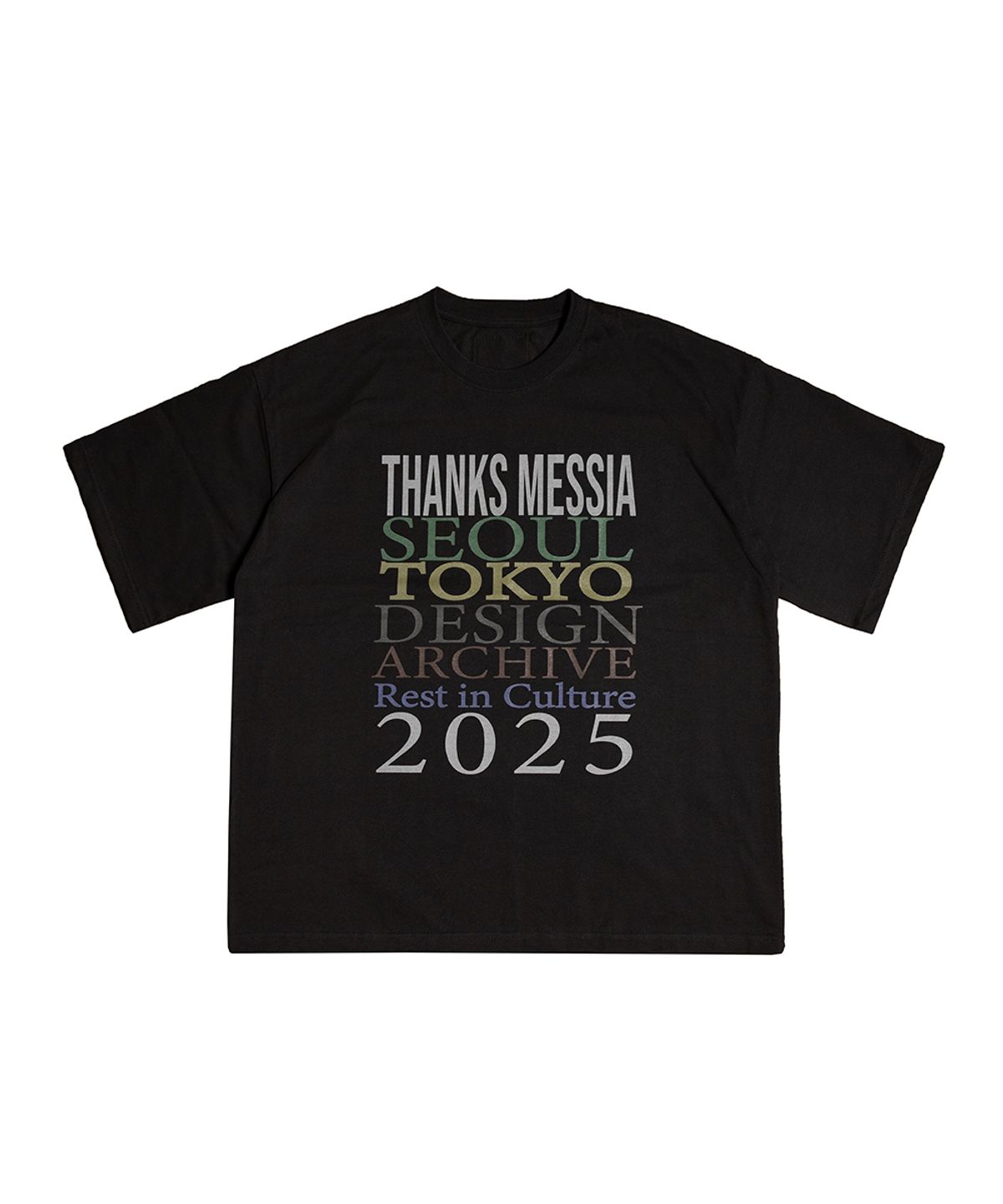 땡스메시아(THANKS MESSIA) SEASON OPEN TSHIRT-BLACK