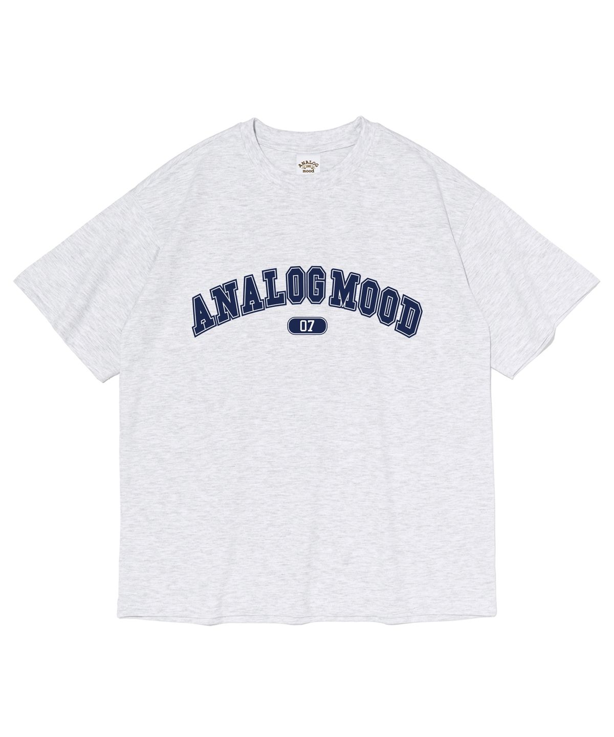 아날로그무드(ANALOG MOOD) 아치 로고 반팔티 (그레이)