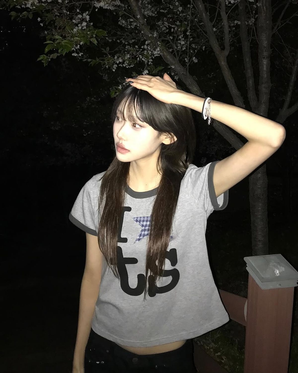 탄산마그네슘(TANSANMAGNESIUM) 링거 티셔츠 (그레이)