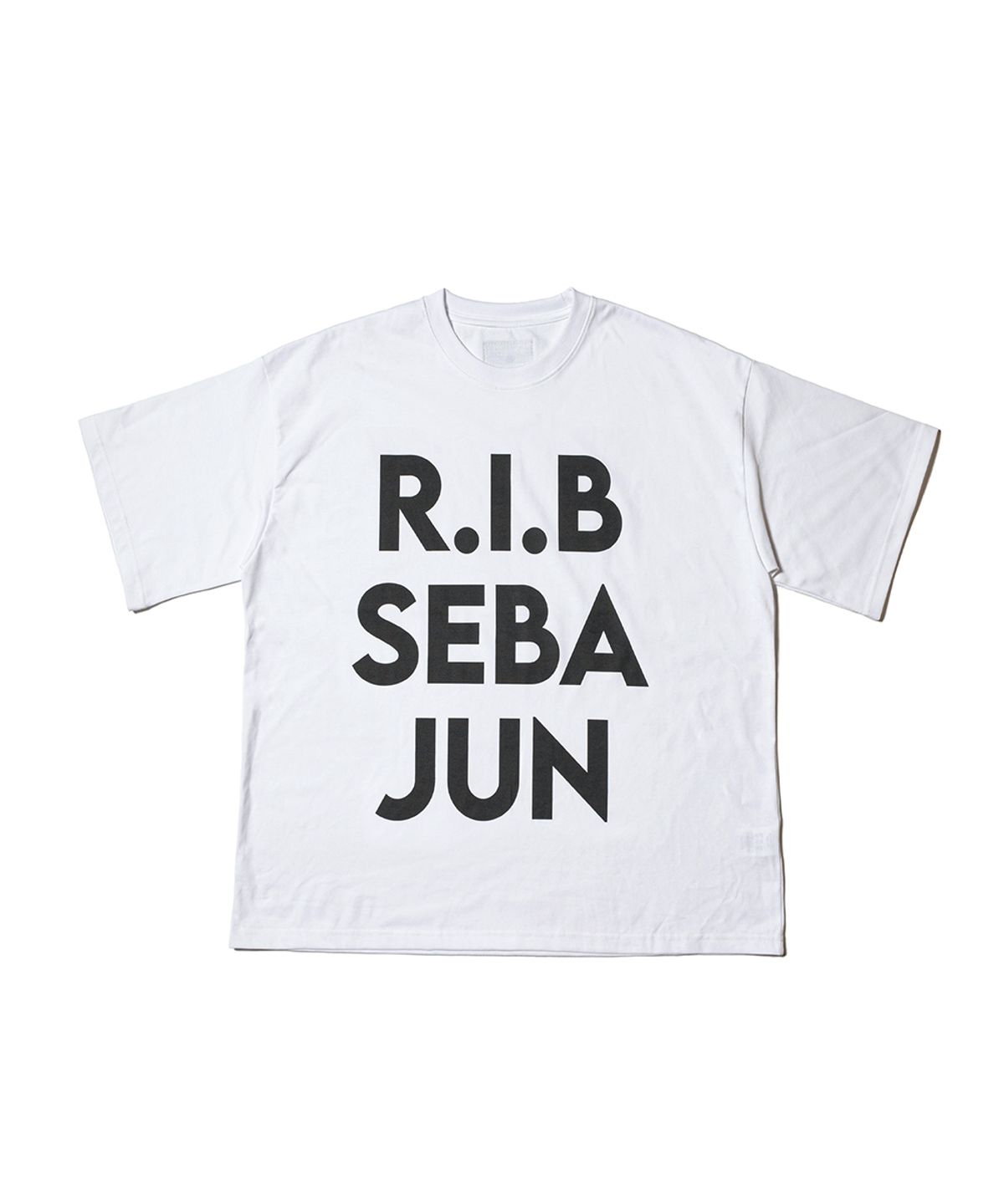 땡스메시아(THANKS MESSIA) RIB SEBAJUN TSHIRT-WHITE