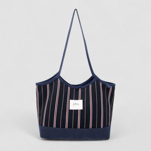 마레 린느 백 소프트 타이달 스트라이프_[네이비]