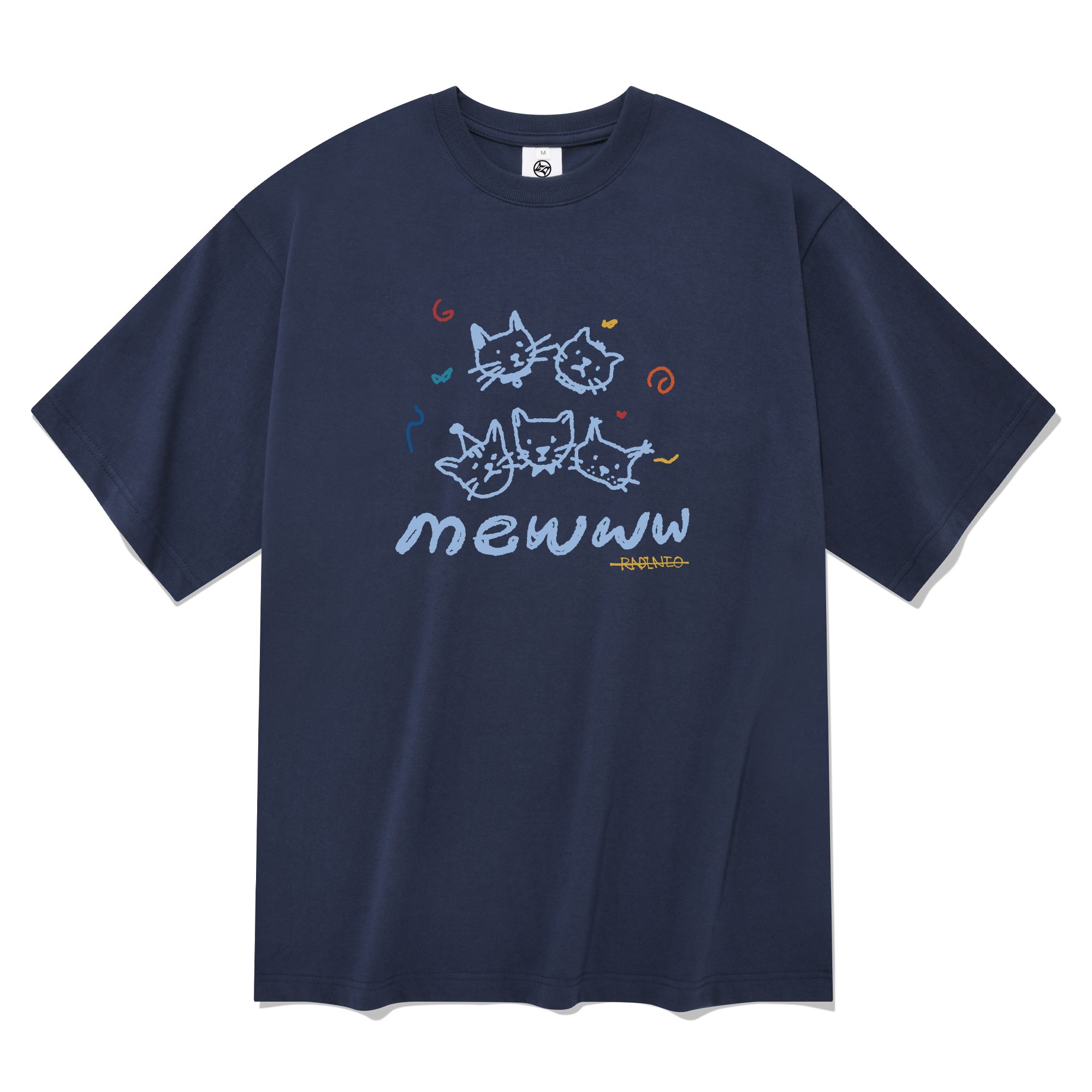 [RADINEO]★25SS★韓国人気★MEW SHORT SLEEVE T-SHIRT RADINEO]☆25SS☆韓国人気☆MEW SHORT SLEEVE T-SHIRT MUSINSA