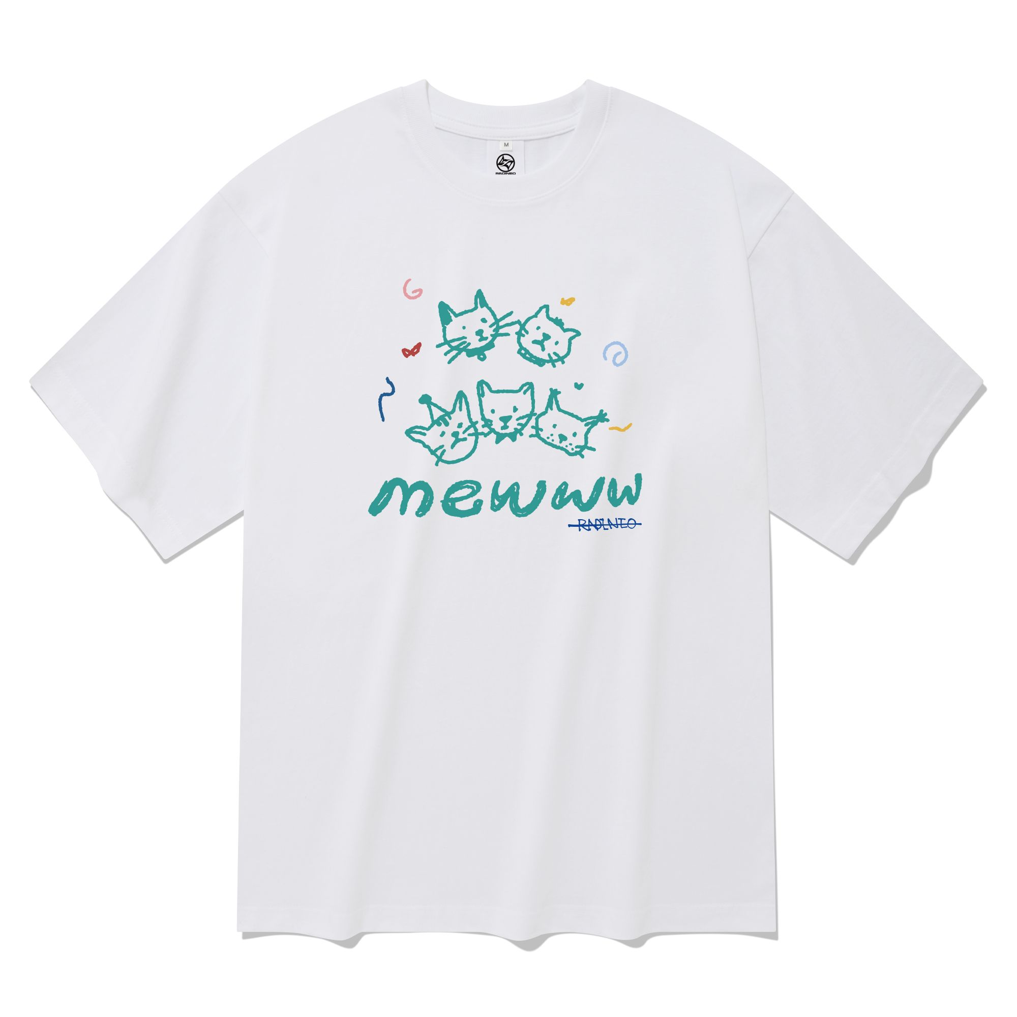[RADINEO]★25SS★韓国人気★MEW SHORT SLEEVE T-SHIRT MUSINSA公式 | RADINEO Mew short sleeve t-shirt black