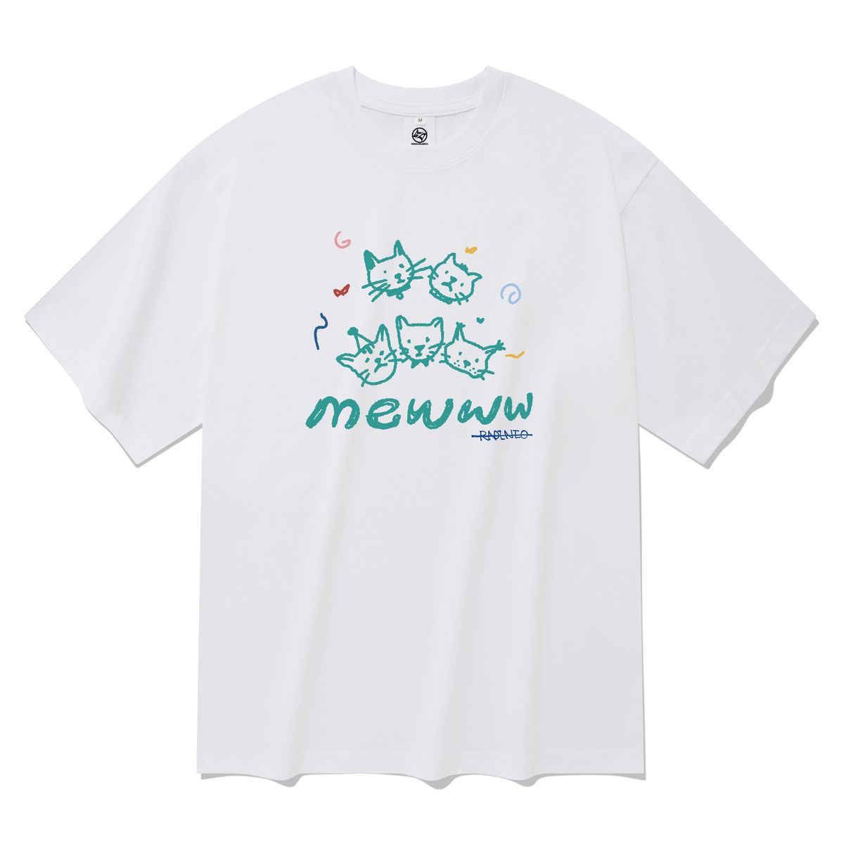 라디네오(RADINEO) 뮤우 반팔 티셔츠 화이트