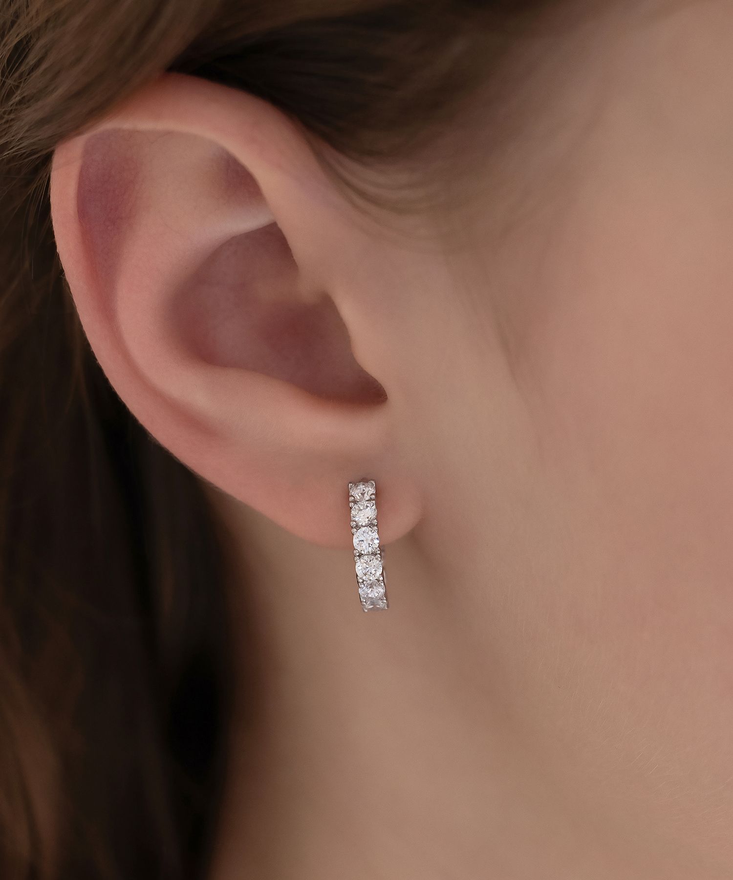 ★ TATIANA★ Silver 925 Lucent Line Hoop Earrings EC3200 50 MUSINSA | TATIANA (Silver 925) Lucent Line Hoop Earrings