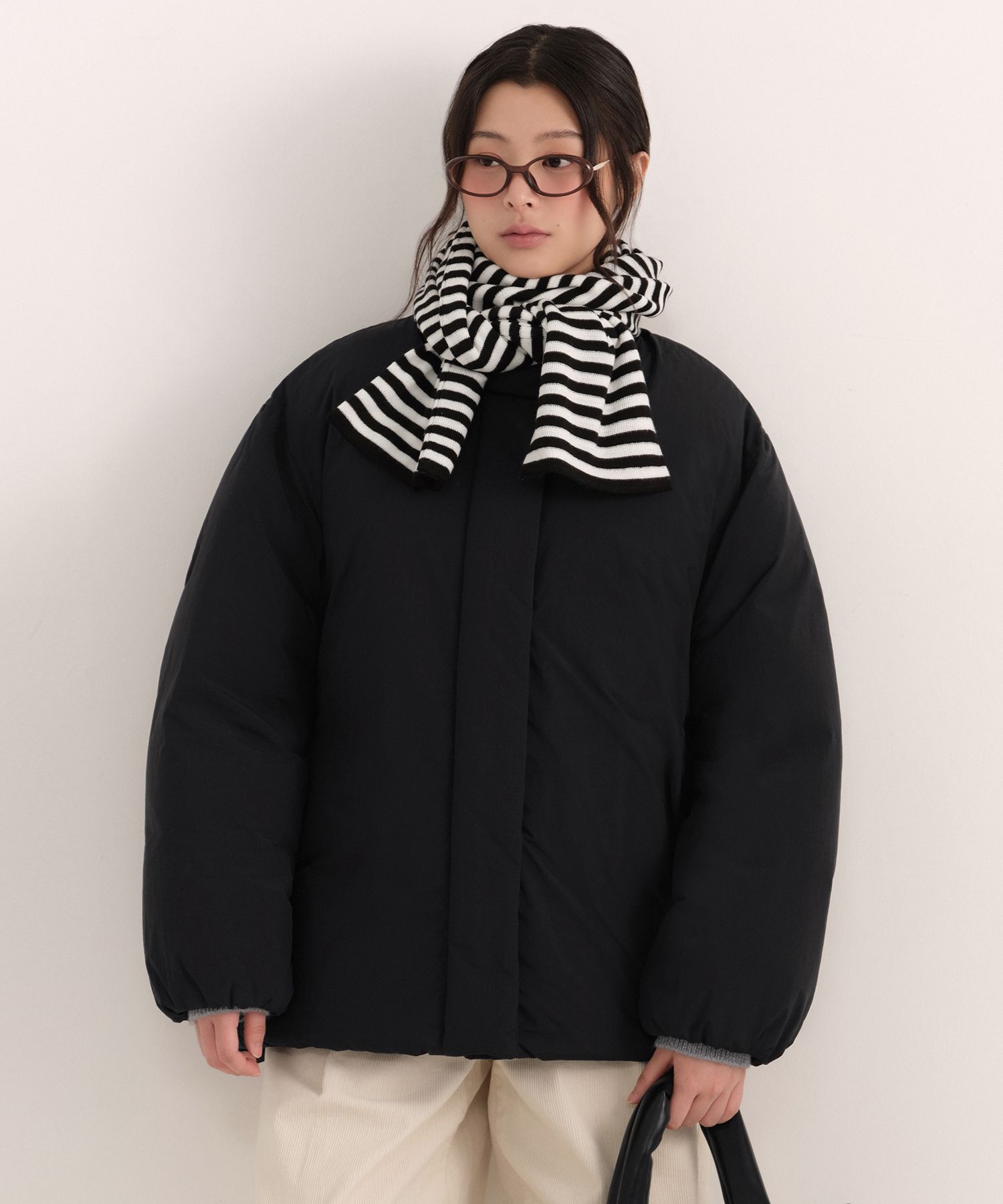 MUSINSA | MUSINSA STANDARD WOMAN Womens High Neck Minimal Down