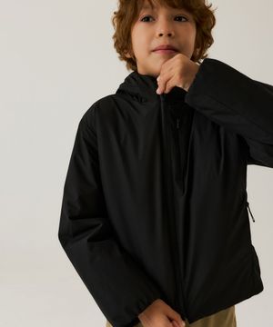 후디드 올라운드 패딩 재킷 [블랙]