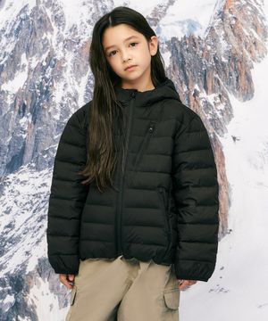 [시티 레저] 후디드 라이트 다운 재킷 [블랙]