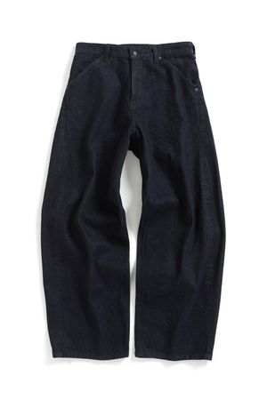 Wide Curve Jeans Washed Indigo