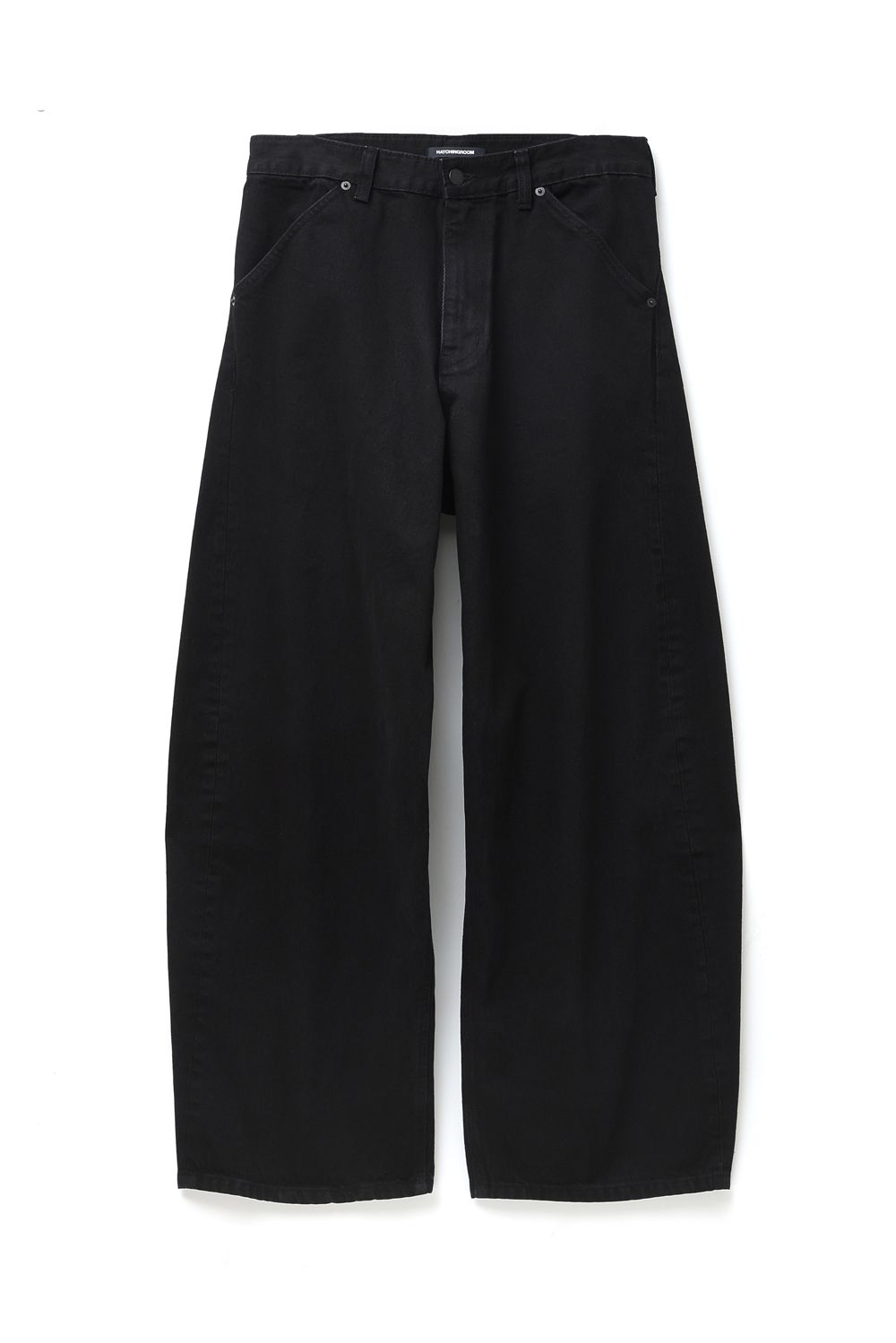 해칭룸(HATCHINGROOM) Wide Curve Jeans Jet Black - 사이즈 & 후기
