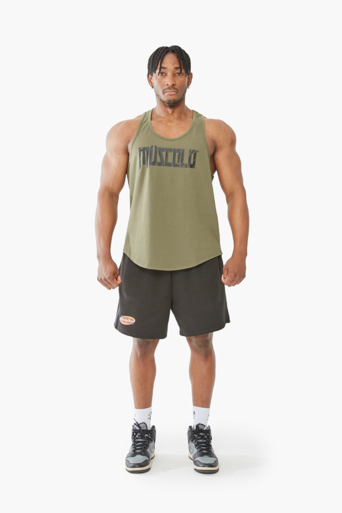 머스콜로(MUSCOLO) [머슬나시 시즌2] 카키블랙