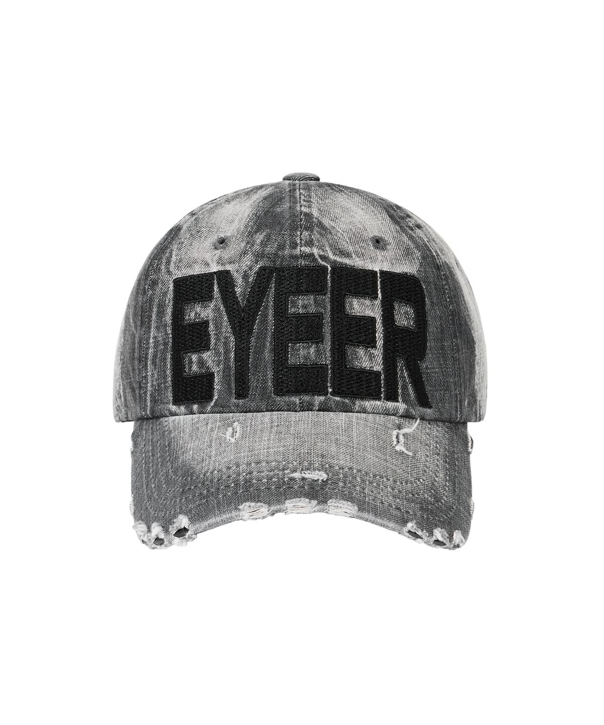 이와이이알(EYEER) Basic Logo Ball Cap - Black/Black