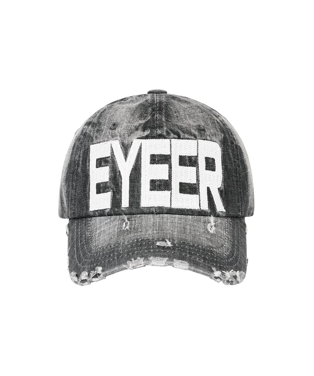 이와이이알(EYEER) Basic Logo Ball Cap - Black/White