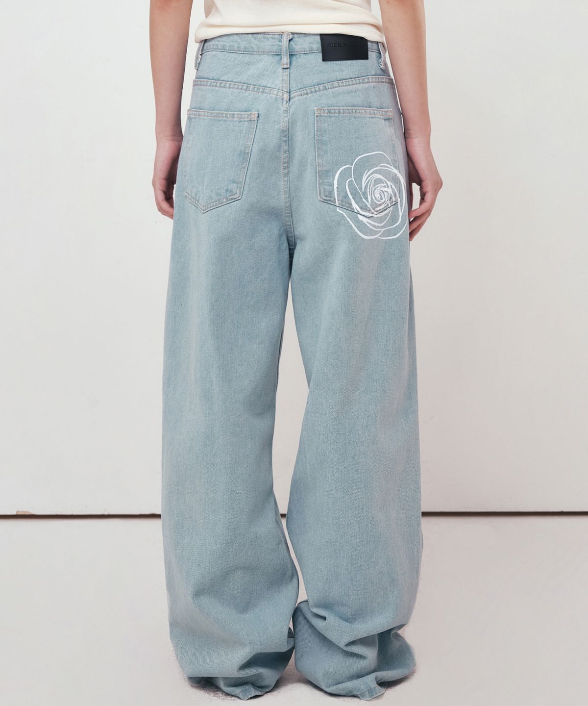 닉앤니콜(NICK&NICOLE) NICOLE ROSE POCKET DENIM PANTS_LIGHT BLUE
