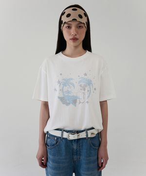 DREAMY ISLAND T-SHIRT - SKY