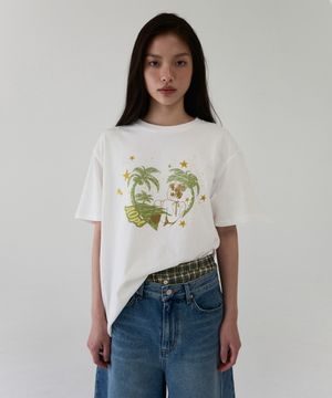 DREAMY ISLAND T-SHIRT - GREEN