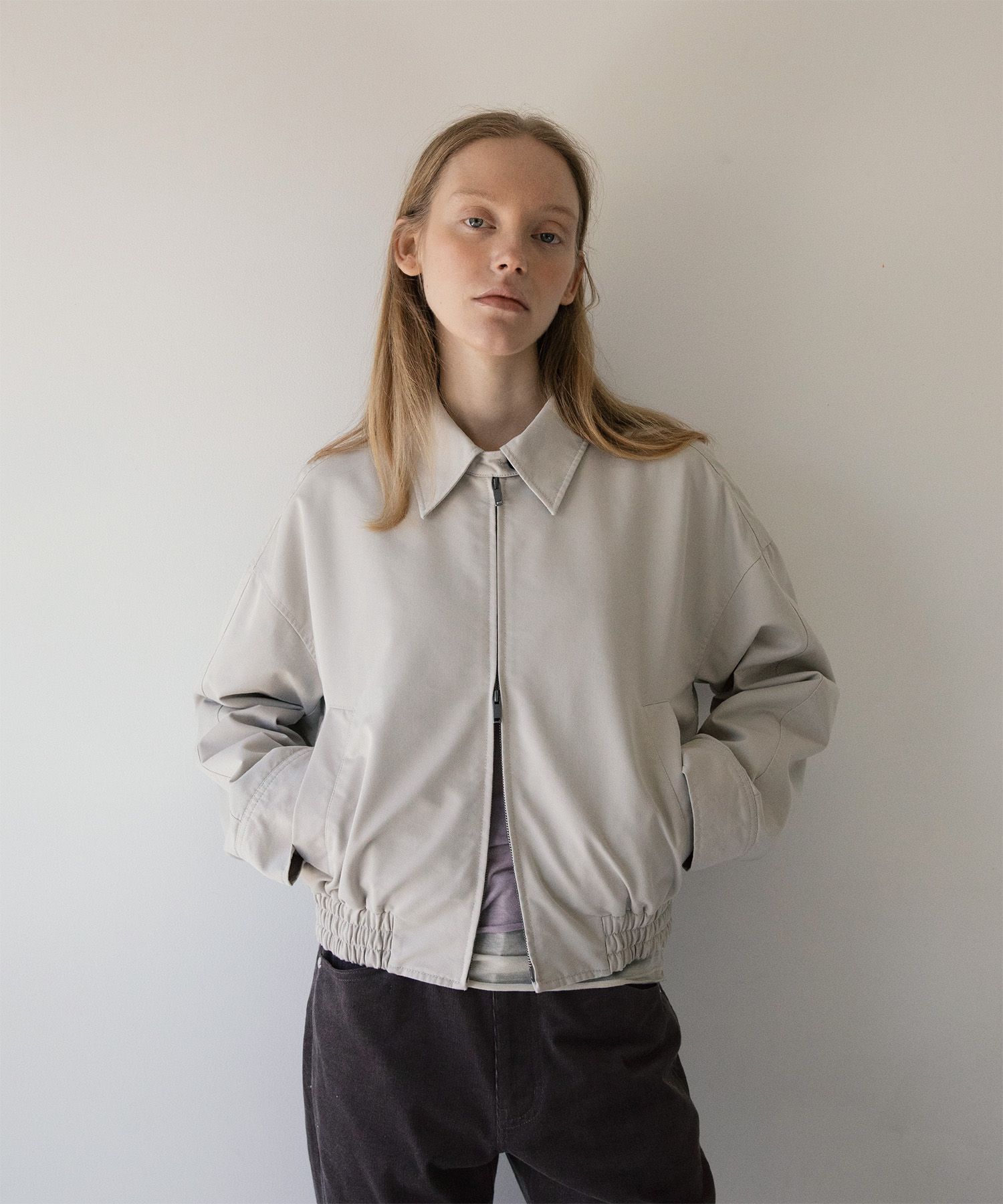MUSINSA | ANOTHER OFFICE WOMEN w. Bold Harrington Jacket (Soy)