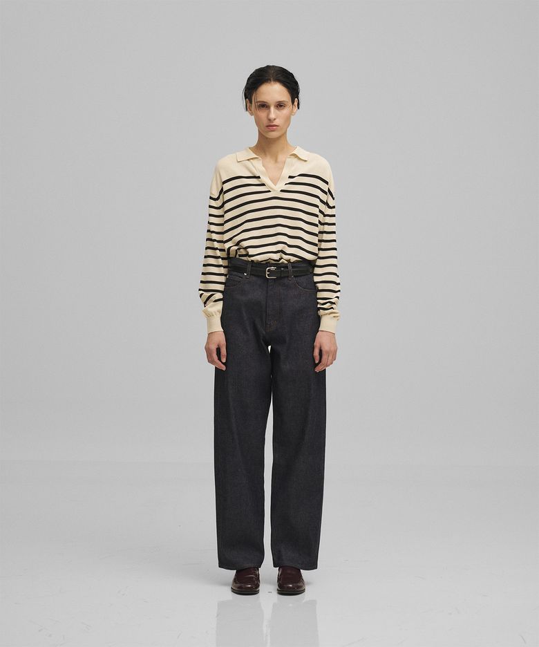 w. Heritage Kuroki Denim Pants (Indigo)
