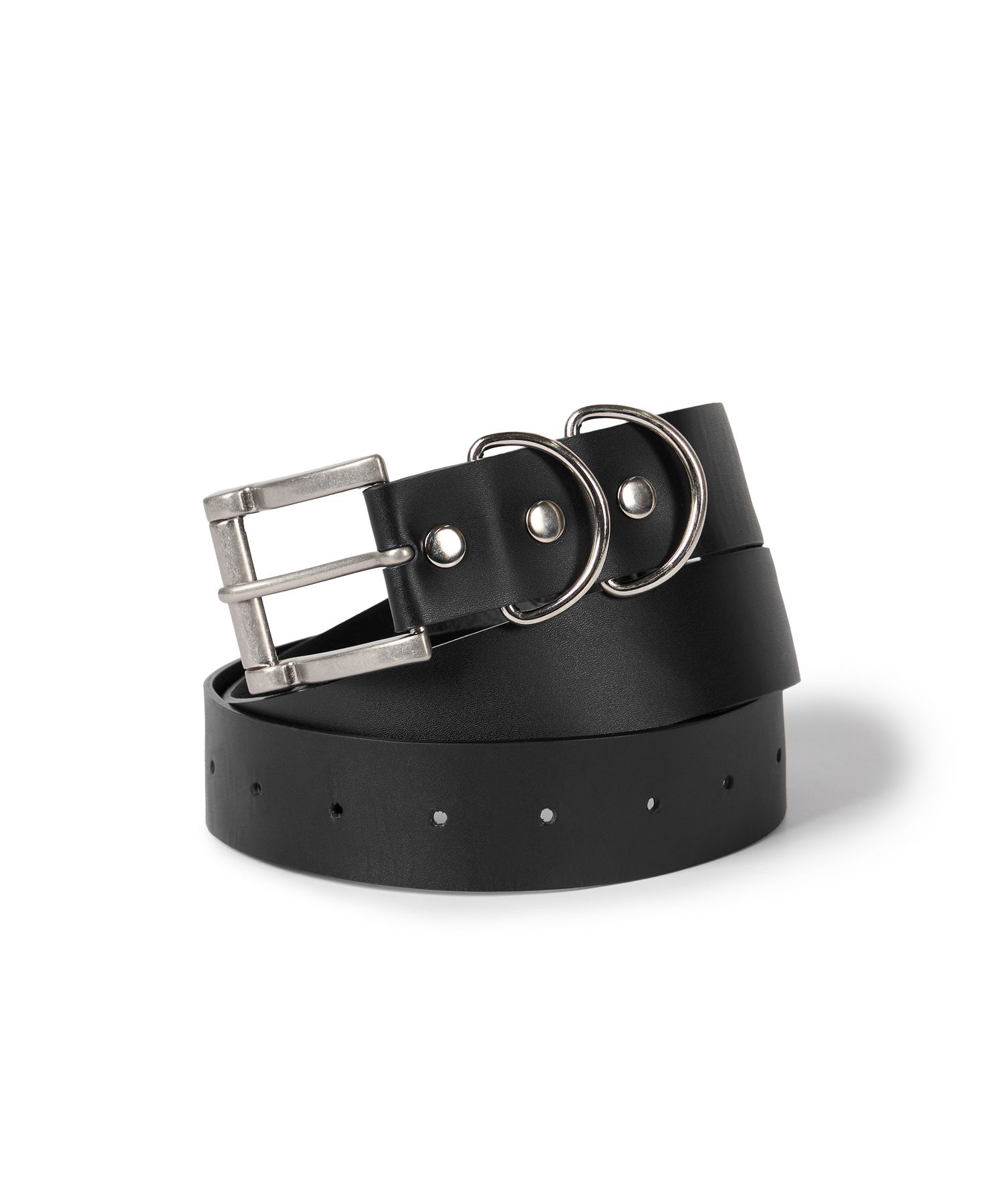 IUGAMAKARAS★韓国★人気★O-Ring Square Buckle Belt (Black) MUSINSA | IUGAMAKARAS O-Ring Square Buckle Belt (Black)