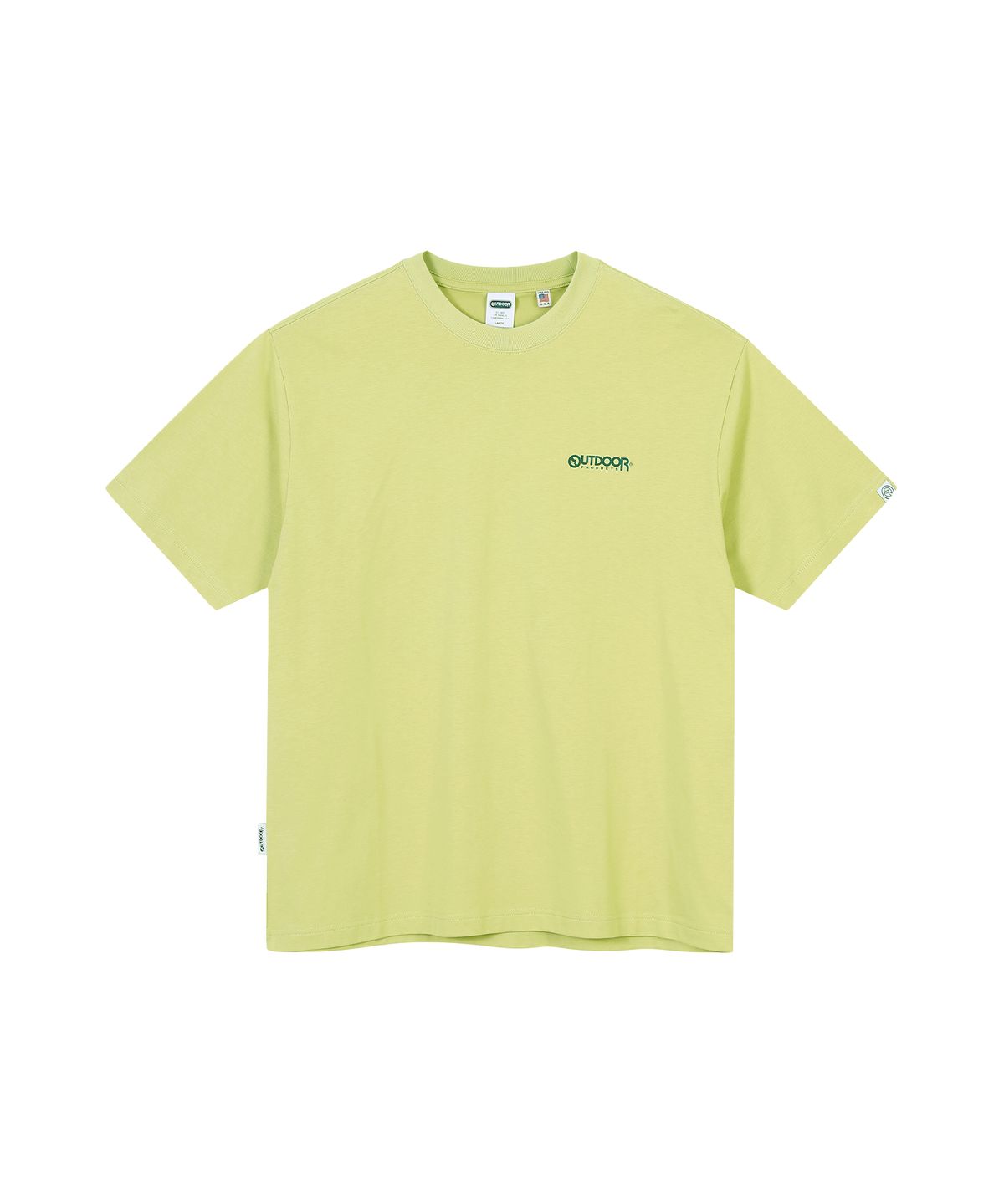 아웃도어 프로덕츠(OUTDOOR PRODUCTS) BEACH HALF SLEEVES (YELLOW GREEN)