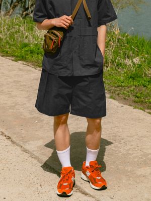 시티 서머 라이트 밴딩 쇼츠(네이비)