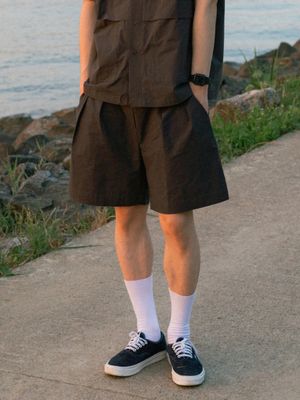 시티 서머 라이트 밴딩 쇼츠(차콜)