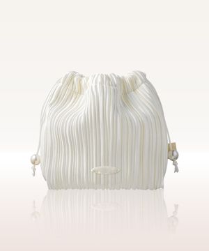 웨이브 플리츠 파우치