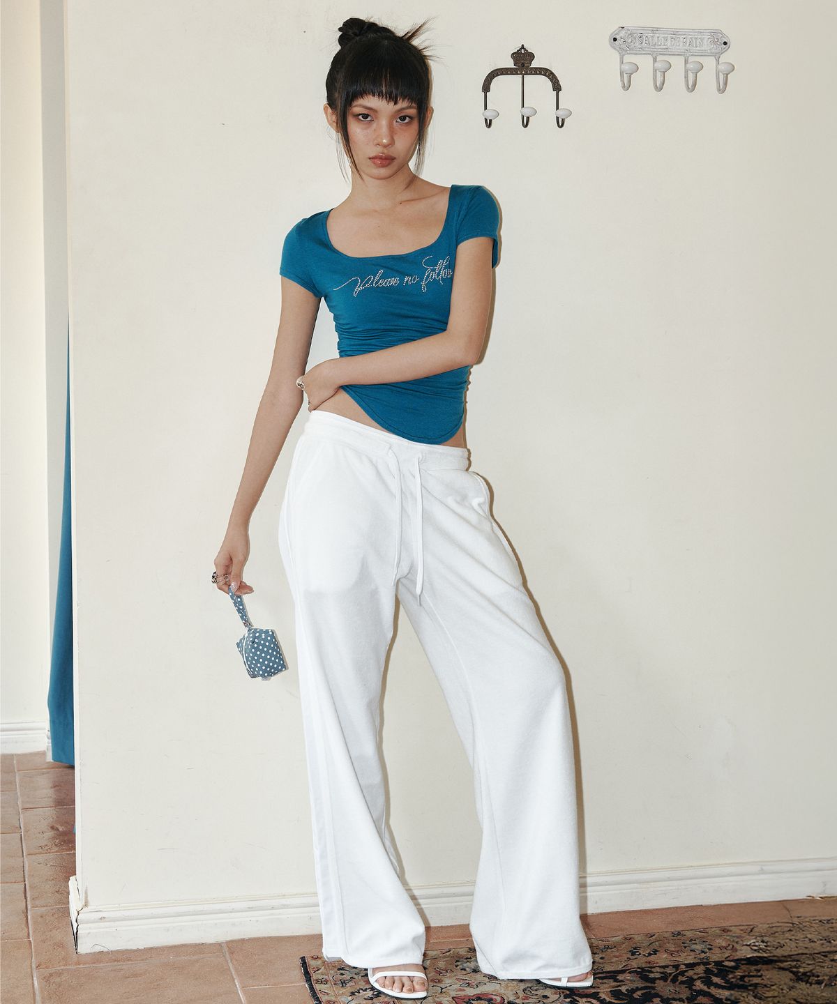 플리즈노팔로우(PLEASENOFOLLOW) Cobi Tarry Pants (White)