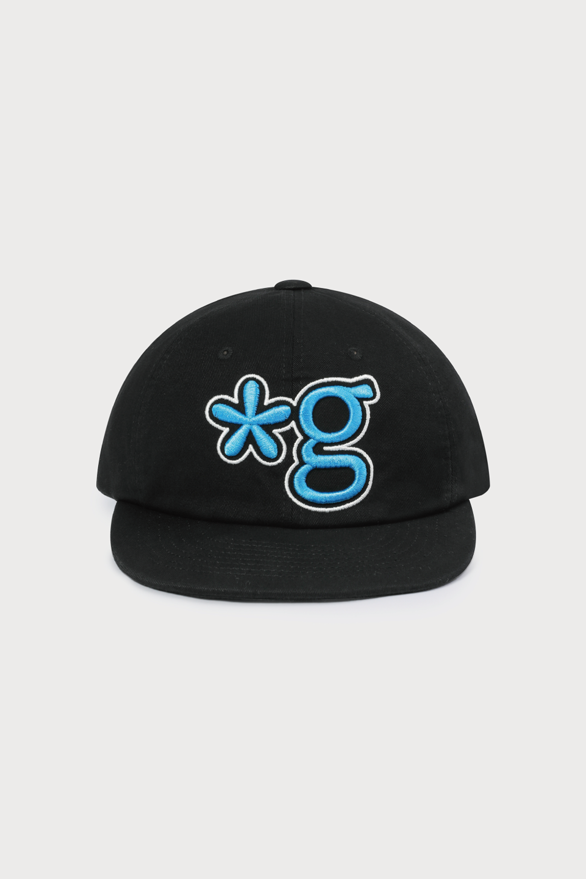 글런든(GRUNDEN) BLUE LOGO RELAXED FIT CAP (BLACK)