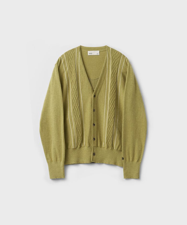 w. Homage V-neck Cardigan (Moss)