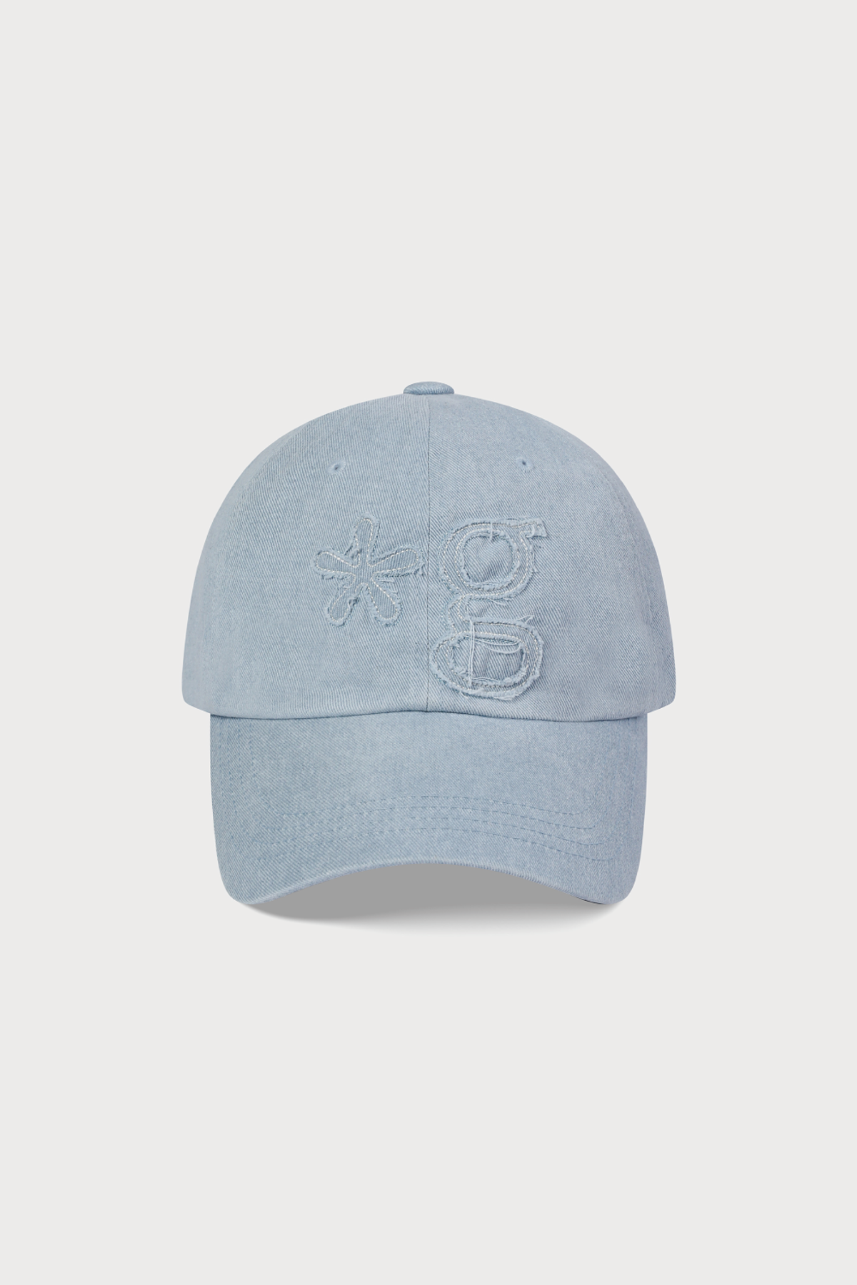 글런든(GRUNDEN) VTG CUTTED LOGO CAP (LIGHT BLUE)