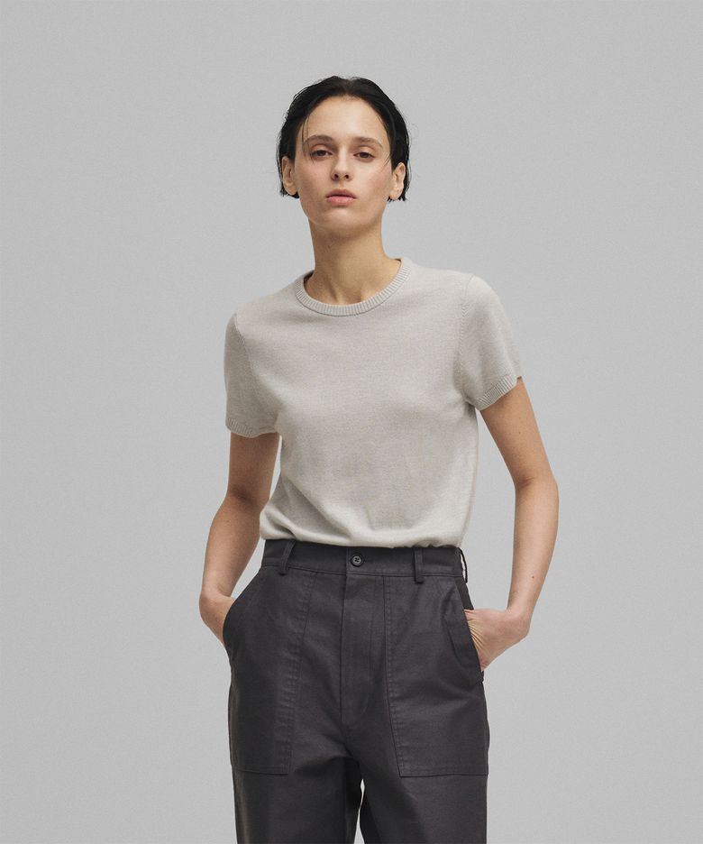 w. OrdinaryPullover(Silver)
