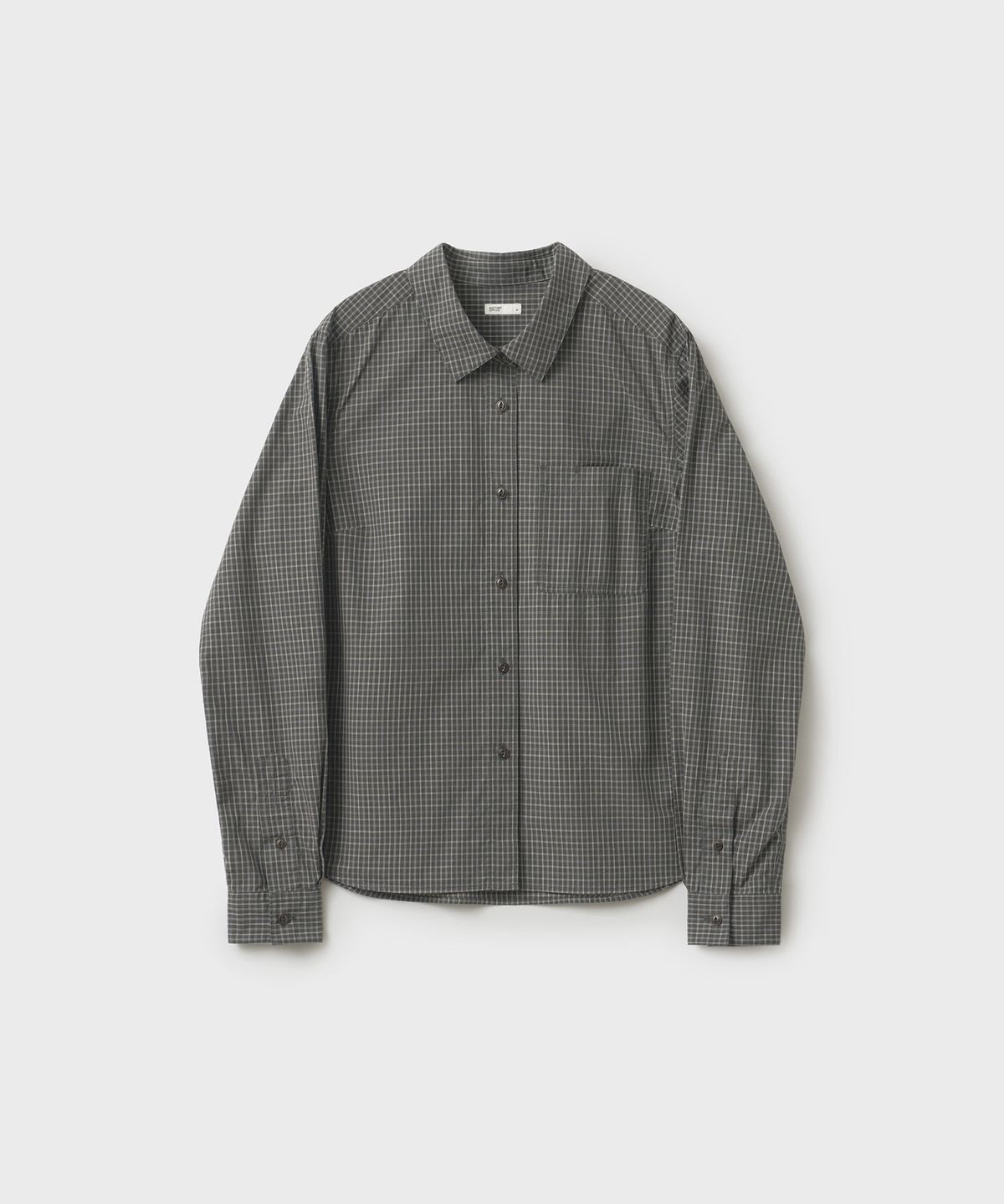 어나더오피스 우먼(ANOTHER OFFICE WOMEN) w. Solid Check Shirt (Black)