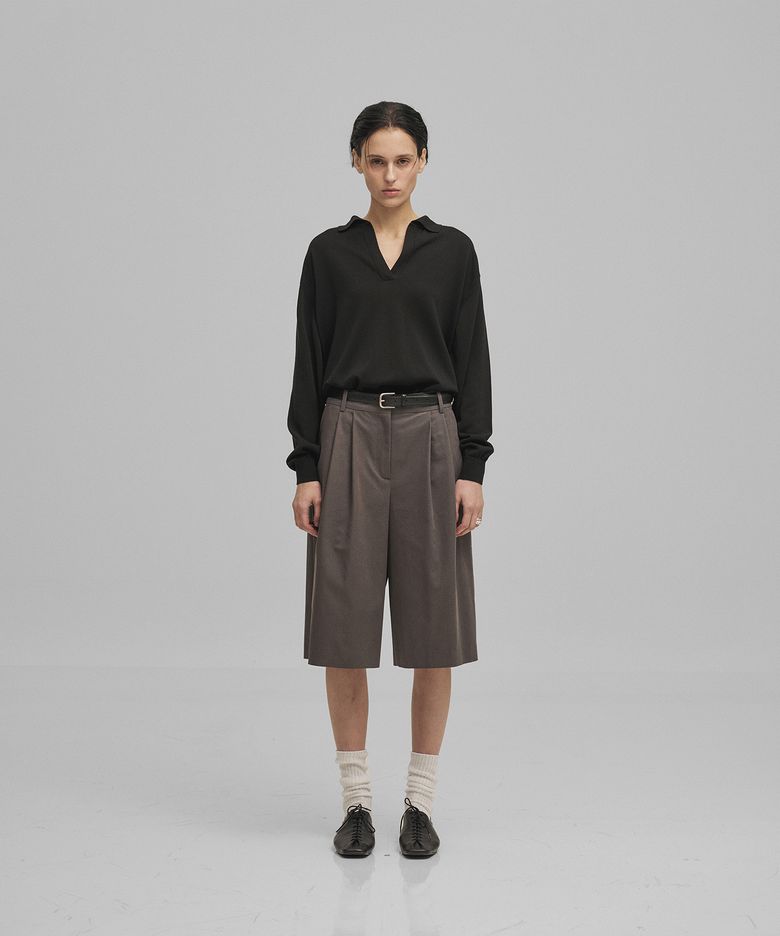 w. Officer Bermuda Pants (Graphite)
