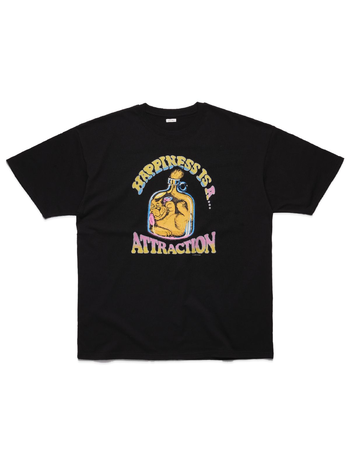 본로우(BONRROW) Happy Cat Tee_bk